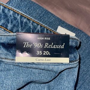Abercrombie and Fitch 90s Relaxed Jeans High Rise (NEW!)